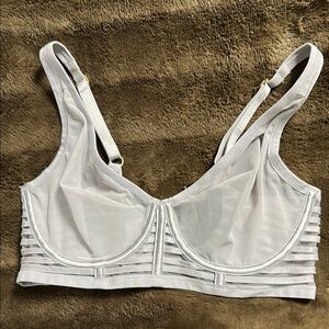 VICTORIAS SECRET Unlined Plunge Grey Sz 32DD